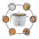 thumbnail image 4 of Arrocera Oster 7 Tazas Diamond Force Ckstrcb7dfwht Blanco 50 Hz 500w 1.26 Lts, 4 of 7