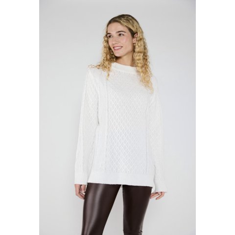 Eclipse - Sweater Olivia Crudo Crema L