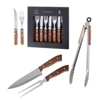 Set Parrilla 11 Piezas Acero Inoxidable Arthome Par29