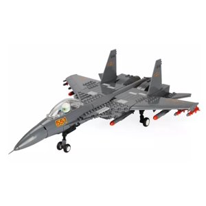 Wange - Avión Caza J-15B Flying Shark, Compatible Lego