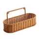 thumbnail image 5 of Organizador de almacenamiento tejido para montar en la pared, cesta colgante con asa, decoración hecha a mano para habitación, cesta de almacenamiento Oval, 5 of 5