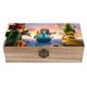 thumbnail image 1 of Lluvia de Albóndigas Caja Organizadora de Madera Rústica - Caja Decorativa Multifuncional para Escritorio, Hogar, Oficina, Joyas y Manualidades, 1 of 6