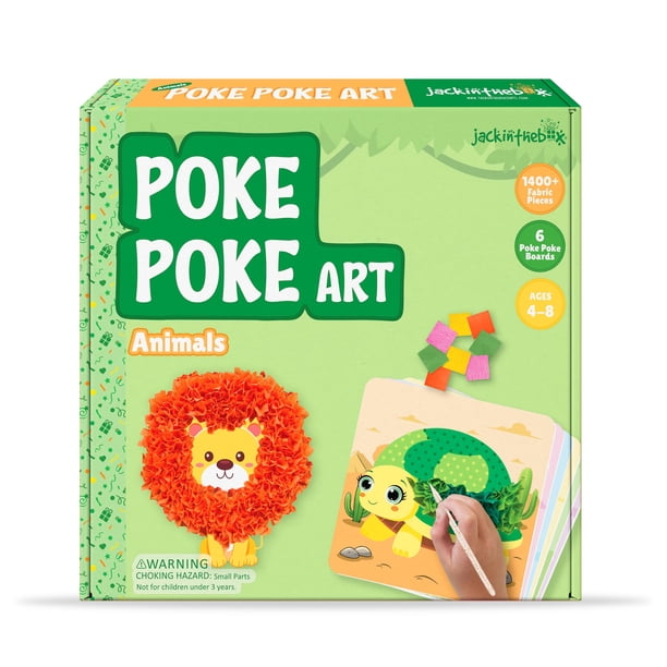 Kit De Manualidades Poke Poke Jack In Box Con Temática De Animales Para Niños De 4 A 8 Años