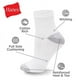 thumbnail image 2 of Calcetines tobilleros blancos Hanes Value 10 pares para mujer, 2 of 3