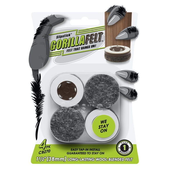 Deslizadores De Fieltro Para Patas De Muebles Cb270 De 3 8 Cm Paquete De 4