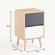 thumbnail image 4 of Pack de 2 Veladores Nordic 35x30x56, 4 of 7