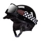 thumbnail image 3 of Casco De Scooter Cómodo Y Transpirable Accesorios De Ciclismo Casco De Moto Negro Brillante, 3 of 5