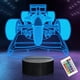 thumbnail image 1 of Lámpara nocturna OkiyID F1 Racing Car 3D Illusion para niños, 1 of 7