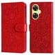 thumbnail image 1 of Funda tipo cartera FOXDOCK para OnePlus Nord N30 , diseño girasol en relieve, cuero PU, cierre magnético, soporte y tarjetero, 1 of 5