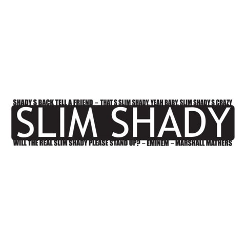 Rienda Libre Graphics - Decomural Slim Shady Stand Up Eminem Song Lyrics Ws-40953