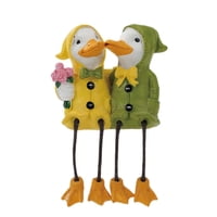 Magideal - Estatua De Pareja De Figurita De Amantes Escultura Decorativa Adorno Romántico Ornamento De Resina Con Diseño Creativo Adecuado Para Jardín Y H