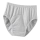 thumbnail image 4 of Pañales de tela para adultos, ropa interior protectora para la incontinencia, bragas de algodón reutilizables para mujeres, hombres y personas mayores Gris XXL, 4 of 5