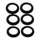 thumbnail image 1 of 6 Piezas E26 Anillos Exteriores Portalámparas Adaptador De Pantalla De Lámpara Anillos De Casquillo De Lámpara E27 Virola Negra, 1 of 5