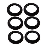 Bothyi - 6 Piezas E26 Anillos Exteriores Portalámparas Adaptador De Pantalla De Lámpara Anillos De Casquillo De Lámpara E27 Virola Negra