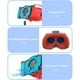 thumbnail image 5 of Auricular VR ajustable para Nintendo Switch y modelo OLED - Gafas con lente ajustable y correa Elite, gafas 3D para mejorar la experiencia de juego.-Naranja y azul, 5 of 7