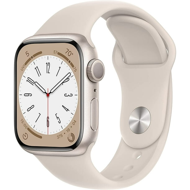 Apple Watch Series 8 41mm GPS Aluminum Starlight + Correa Deportiva Starlight (Reacondicionado)