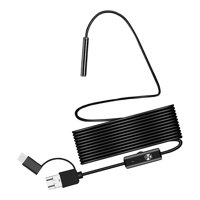 Magideal - Cámara De Inspección De De 8 Mm Delgada Para Vehículos Android Ios 35 M De Longitud