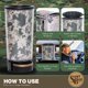 thumbnail image 4 of Vaso escupidor Spit Bud Camuflaje Digital 237 ml Portátil, 4 of 8