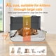 thumbnail image 4 of Caja de arena TEKEPL grande con entrada frontal y salida superior - negra, 4 of 8
