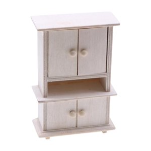 Bothyi - 1:12 Casa De Muñecas Miniatura Armario Decorativo De Madera Para El Diseño De La Escena De La Vida