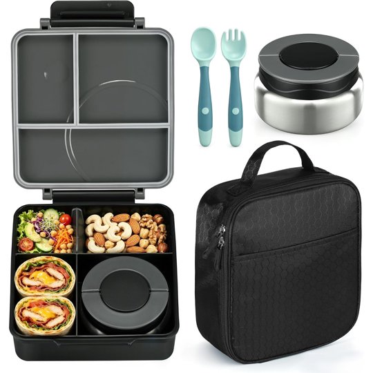 Howeemo - Set De Lonchera Bento Para Niños Con Termo Para Sopa De 236 Ml, A Prueba De Fugas