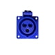 thumbnail image 2 of Enchufe Industrial Hembra Embutido 2p+t 16a Ip44 220v Fsl, 2 of 3