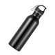 thumbnail image 3 of Botella De Agua Deportiva De Acero Inoxidable Ciclismo Senderismo Matraz Negro, 3 of 5