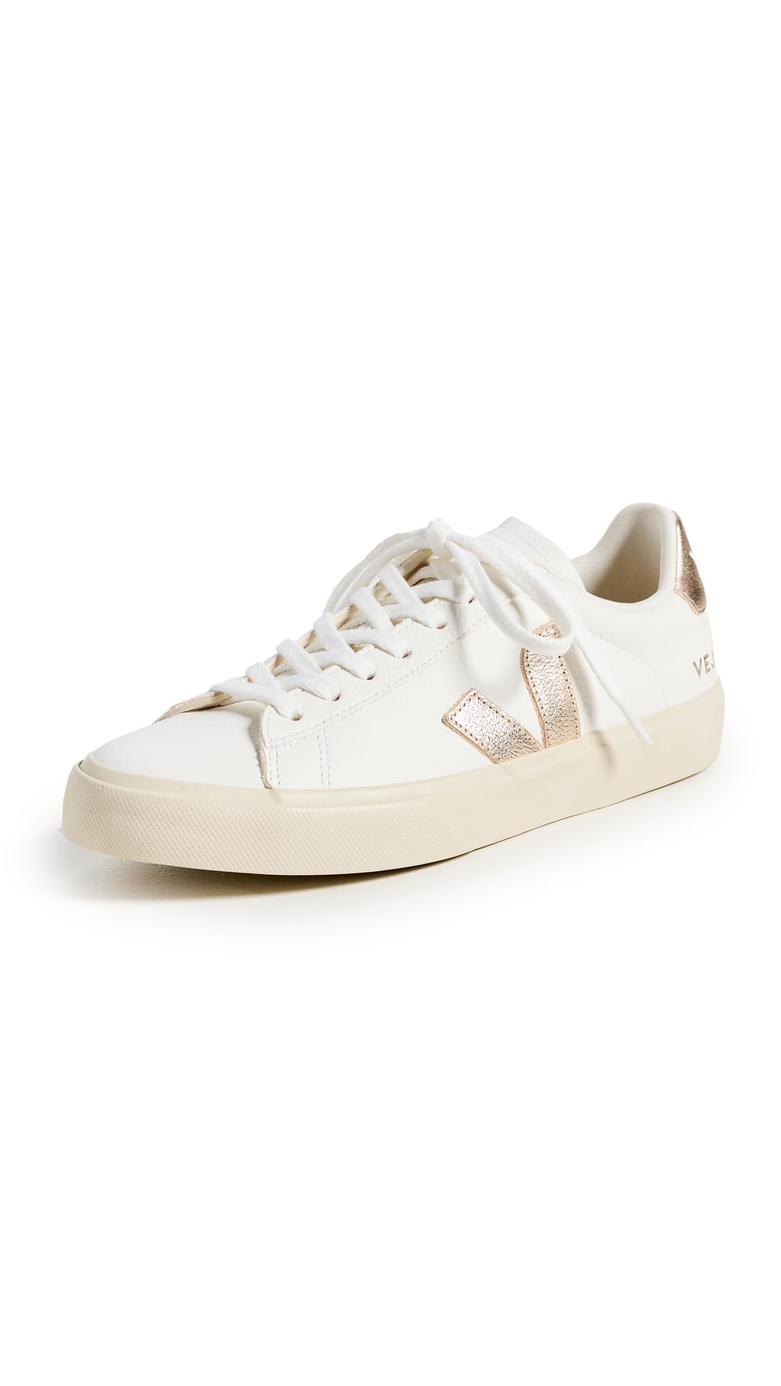 Zapatillas Veja Campo Extra Blancas Platine Para Mujer, Talla 4