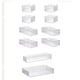 thumbnail image 1 of Organizador De Maquillaje, Cesta De Almacenamiento De Escritorio Acrílica Para Encimera De Tocador, 10 Piezas, 1 of 5