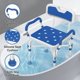 thumbnail image 3 of Silla de ducha interior Loyoda con brazos y respaldo acolchados, 400 libras, 3 of 3