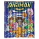 thumbnail image 1 of Cortina de ducha dinámica Digimon Adventure, juego de cortina de baño con ganchos, tamaño 60 x 72 pulgadas, 1 of 3