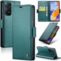 Caseme Tipo Cartera Xiaomi Redmi Note 11 Pro 4G/5G Con Cierre Magnético, Rfid, Tarjetero, Soporte, Carga Inalámbrica