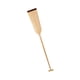 thumbnail image 4 of Remo de canoa de madera, remo de barco, mango ergonómico sin tratar, remos resistentes, decoración de madera para accesorios de barcos al aire libre, 125 centímetros, 4 of 5
