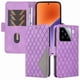 thumbnail image 3 of Funda Cartera para Xiaomi 15 con Tarjetero Soporte y Correa Morado, 3 of 6