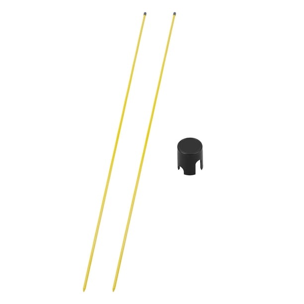 Equipo de entrenamiento de palo de alineación de Golf, Putter de enseñanza, entrenador de Swing de 122cm, varilla de alineación de Golf para gimnasio, Amarillo