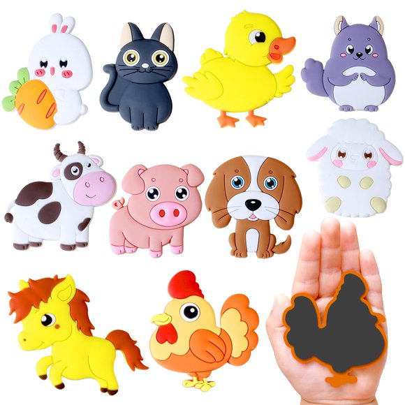 Imanes de nevera SUPINEEDO con bonitos animales de granja para niños