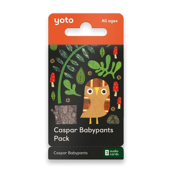 Paquete de 3 tarjetas de audio YOTO Caspar Babypants