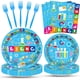 thumbnail image 1 of Juego de Platos y Servilletas Jremreo 100 uds – Set de Fiesta de Ciencia, 1 of 7