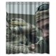 thumbnail image 1 of Cortina de ducha de película de diseño, juego de cortinas de baño con ganchos, tamaño 60 x 72 pulgadas, 1 of 3