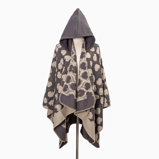 Cozy & Stylish Oversized Geometric Print Blanket Shawl with Tassel Wrap - Perfect for Outdoor Wind Protection!