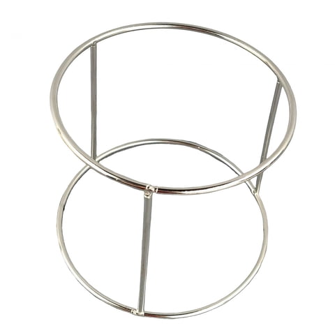 Bothyi - Estante Para Bandeja De Mariscos, Soporte Para Plato De Aperitivos, Soporte De Acero Inoxidable, 18X15X16Cm