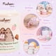 thumbnail image 2 of Juguete Squishy Pusheen El Gato Sorpresa Lleno De Agua, 2 of 8