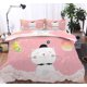 thumbnail image 1 of Cat Shaped Snowman Duvet Quilt Covers Pillow Case Bedding Sets3-Piece Bedding Set (1 Duvet Cover + 2 Pillow Shams), 1 of 3