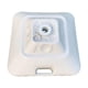 thumbnail image 2 of Base Para Sombrilla De Patio, Resistente Al Viento, Rellena De Agua Y Arena, Para Terraza, Playa, Color Blanco, 30 L, 2 of 5