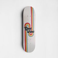 Colateral - Cuadro Mural Tabla Skate Good Vibes