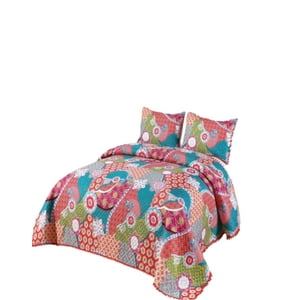 Todo Para El Hogar - Cubrecama Ligero De Verano Con Pompones - Elegantes 2P