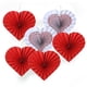 thumbnail image 3 of 6 Abanicos De Papel Con Forma De Corazón Para El Día De San Valentín, Colgantes Para Recuerdo De Fiesta De Cumpleaños, 3 of 3