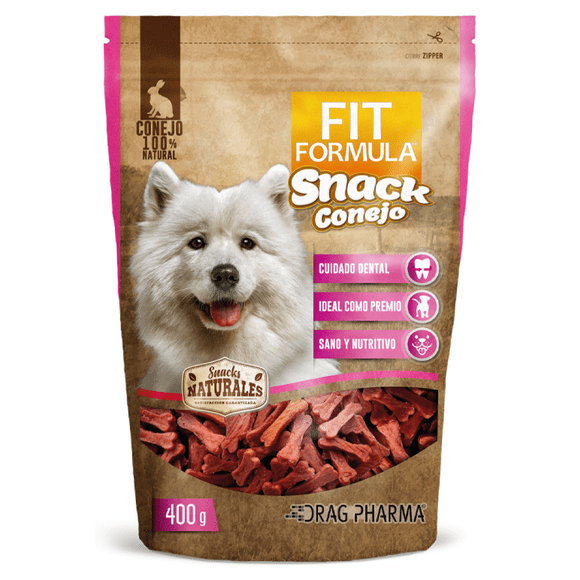 Snack para Perros Fit Fórmula Conejo 400 grs.