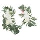 thumbnail image 3 of 2 Guirnaldas De Flores Artificiales Con Arco Floral Para Boda, Color Blanco Y Beige., 3 of 5
