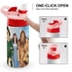 thumbnail image 4 of El Mago de OzBotella de Agua con Tapa Pop Top de Un Toque, Acero Inoxidable, a Prueba de Fugas, para Deportes, Botella Infantil rosa 12 oz, 4 of 6